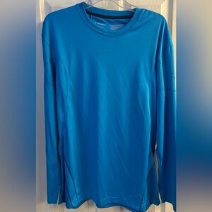 Men’s large NordicTrack Blue polyester shirt L